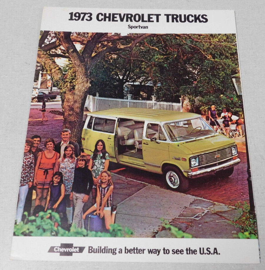 1973 Chevrolet Trucks Sportvan advertising brochure