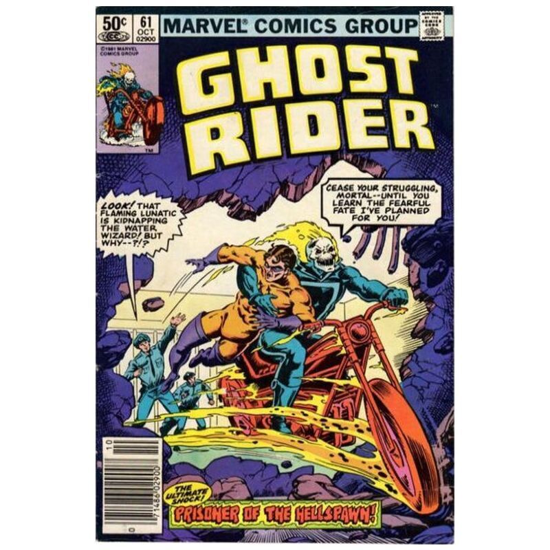 Ghost Rider (1973 series) #61 Newsstand in VF minus condition. Marvel comics [l;