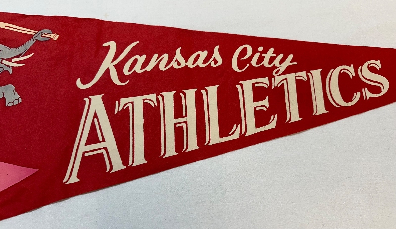 Vintage Kansas City Athletics MLB Baseball Pennant Vintage Kansas City Athletics MLB Baseball Pennant