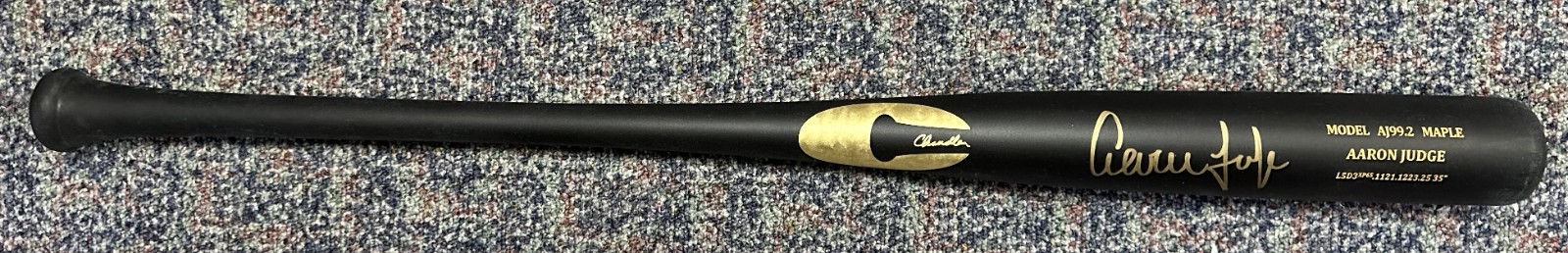 Aaron Judge New York Yankees Signed Game Model Bat AUTO MLB Fanatics