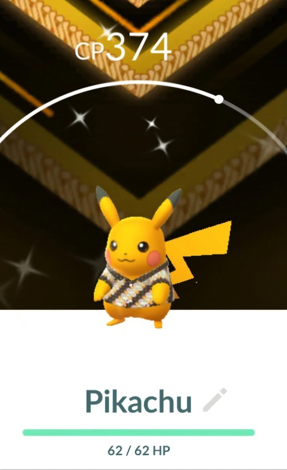 PokEmon Go Shiny Pikachu Batik Shirt Special Background - P^T^C Random Gender