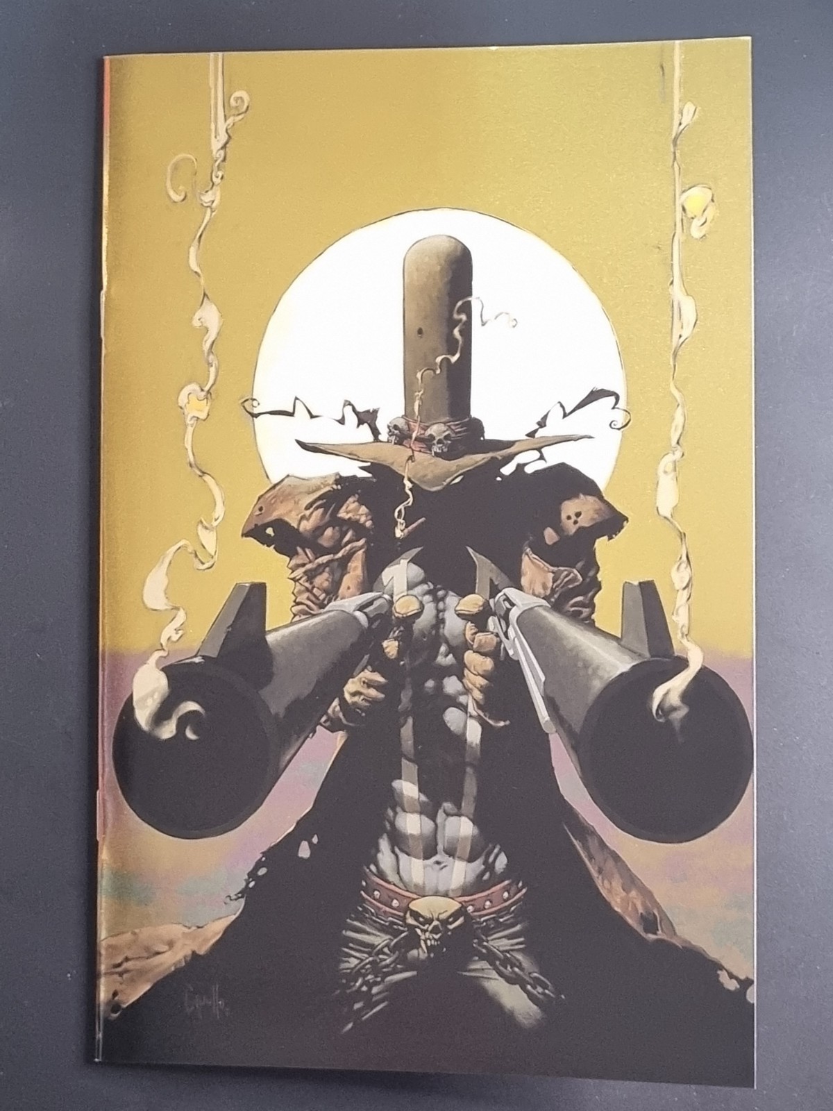 Spawn #175 MX - Virgin Foil Cover Gunslinger Mexican - NM Spawn #175 MX - Virgin Foil Cover Gunslinger Mexican - NM