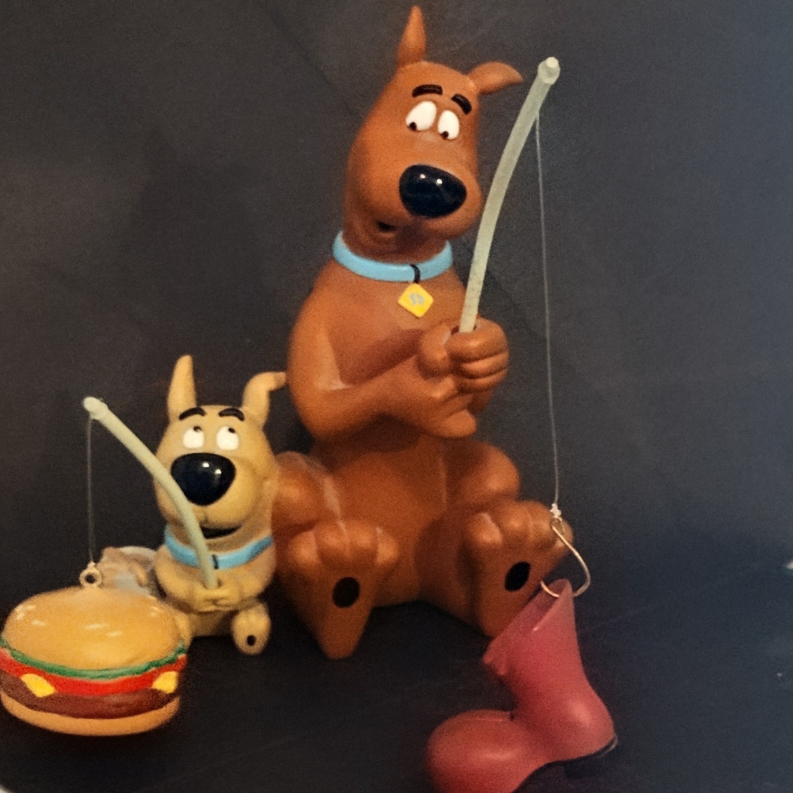 Vintage Scooby-Doo And Scrappy-Doo fishing. RARE Vintage Scooby-Doo And Scrappy-Doo fishing. RARE