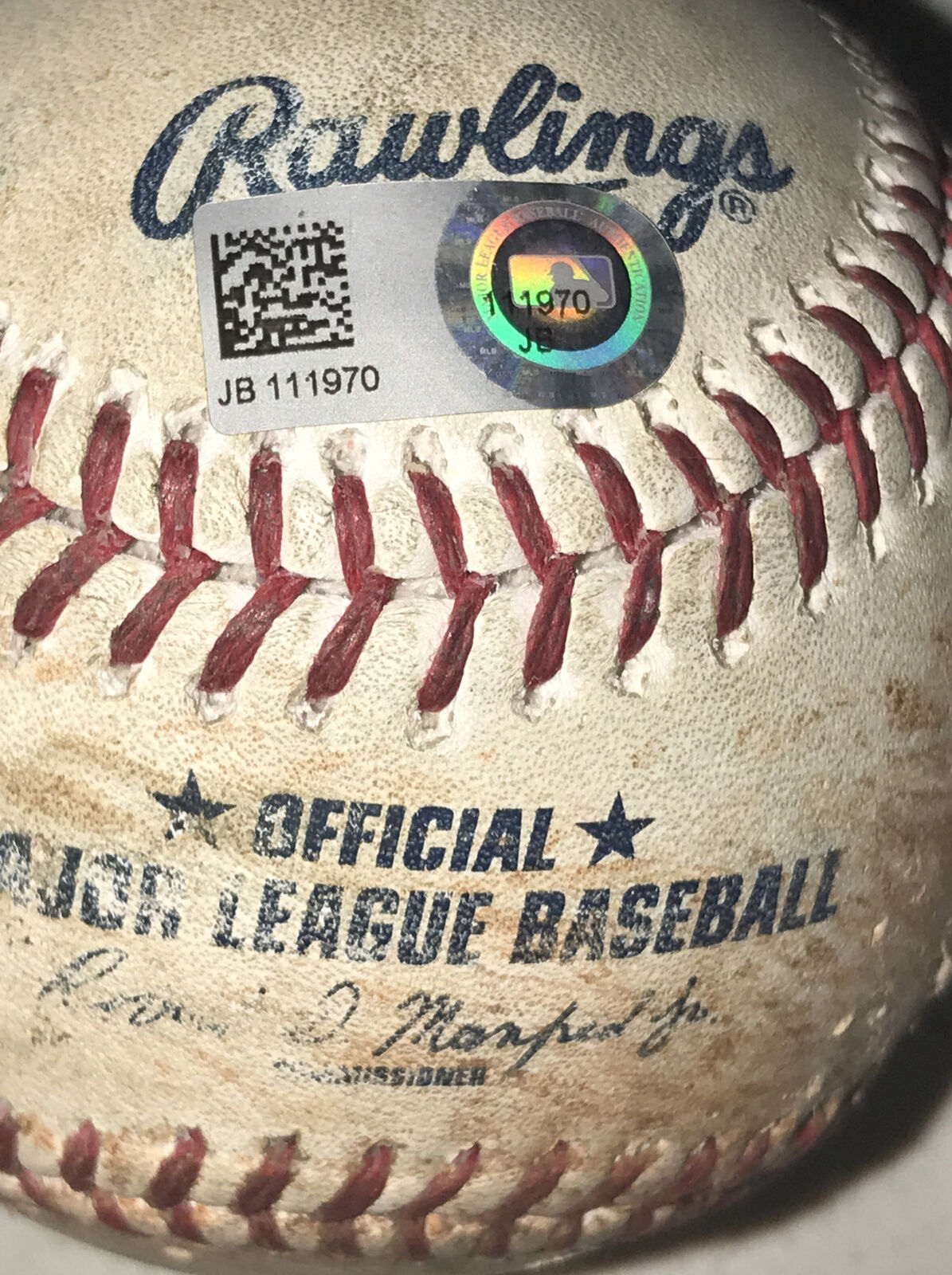MARINERS NELSON CRUZ GAME USED BALL AUTHENTIC MLB BASEBALL HIT SINGLE 1B 7/26/16