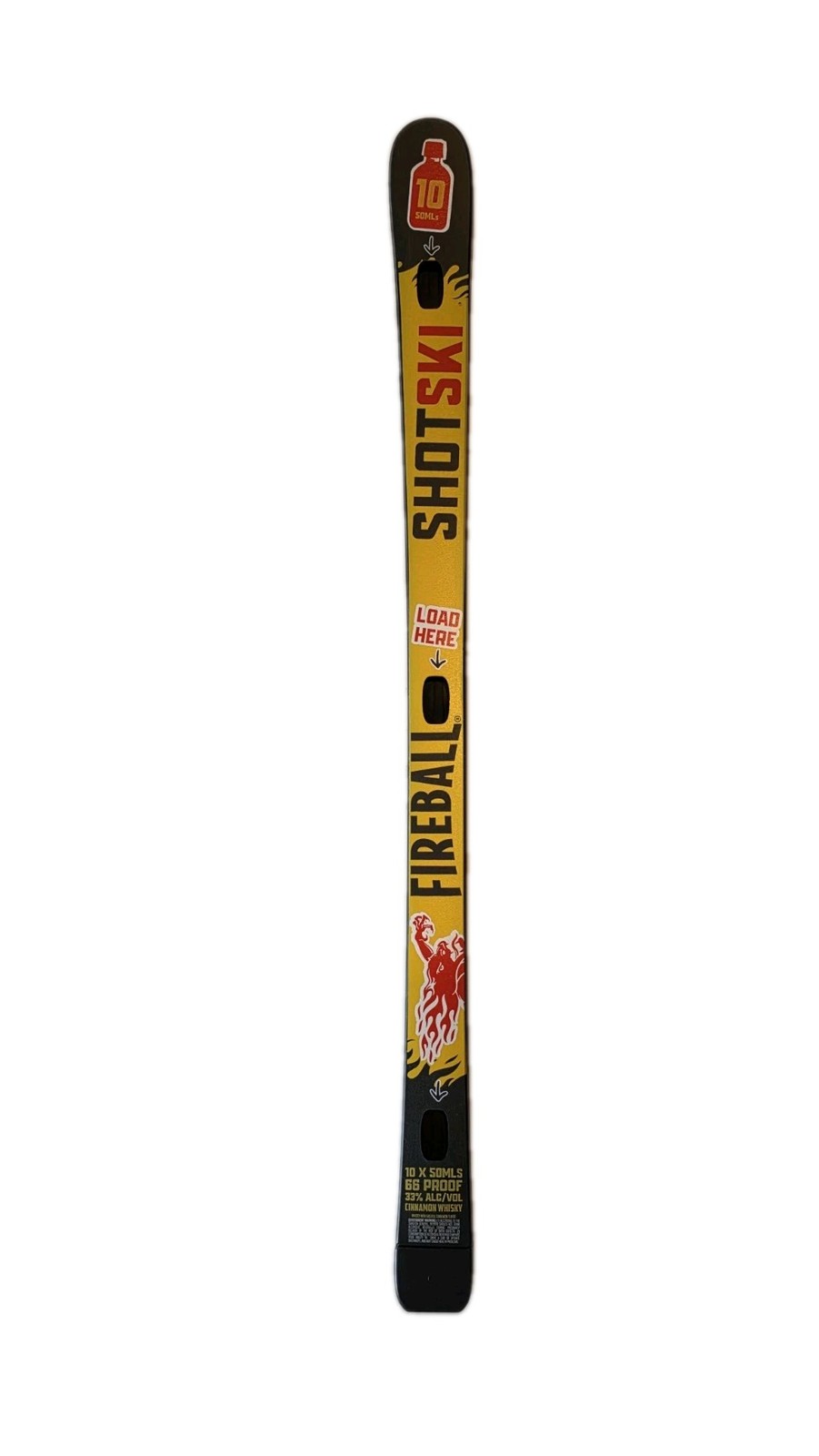 FIREBALL Cinnamon Whiskey Shot SKI Collectible Man Cave Bar Decor 38 Inches FIREBALL Cinnamon Whiskey Shot SKI Collectible Man Cave Bar Decor 38 Inches