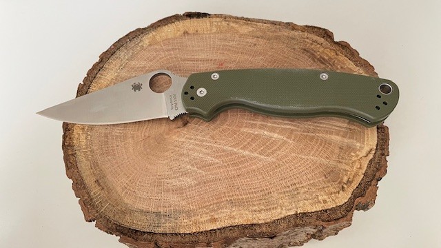 Spyderco Golden.Colorado USA Earth CPM S30V Plain Blade Folding Pocket Knife