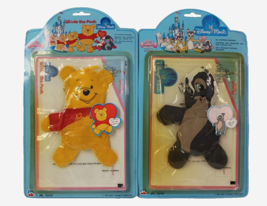(Lot of 2) NEW Vintage Disney Winnie-The-Pooh Eoyre & Tigger Puffet Stuffets (Lot of 2) NEW Vintage Disney Winnie-The-Pooh Eoyre & Tigger Puffet Stuffets