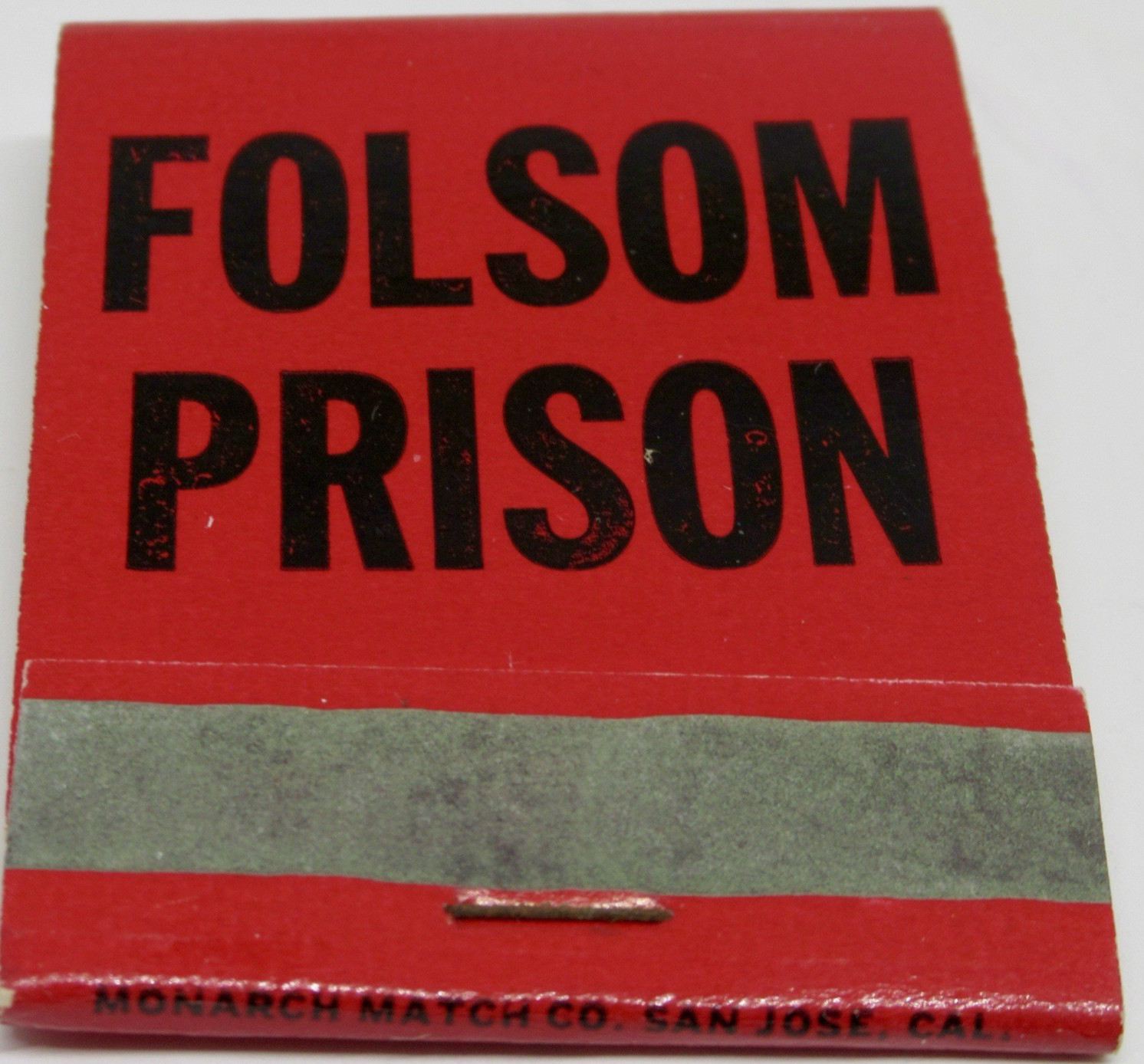Folsom Prison Gay Bar San Francisco California 1898 Folsom Street FULL Matchbook