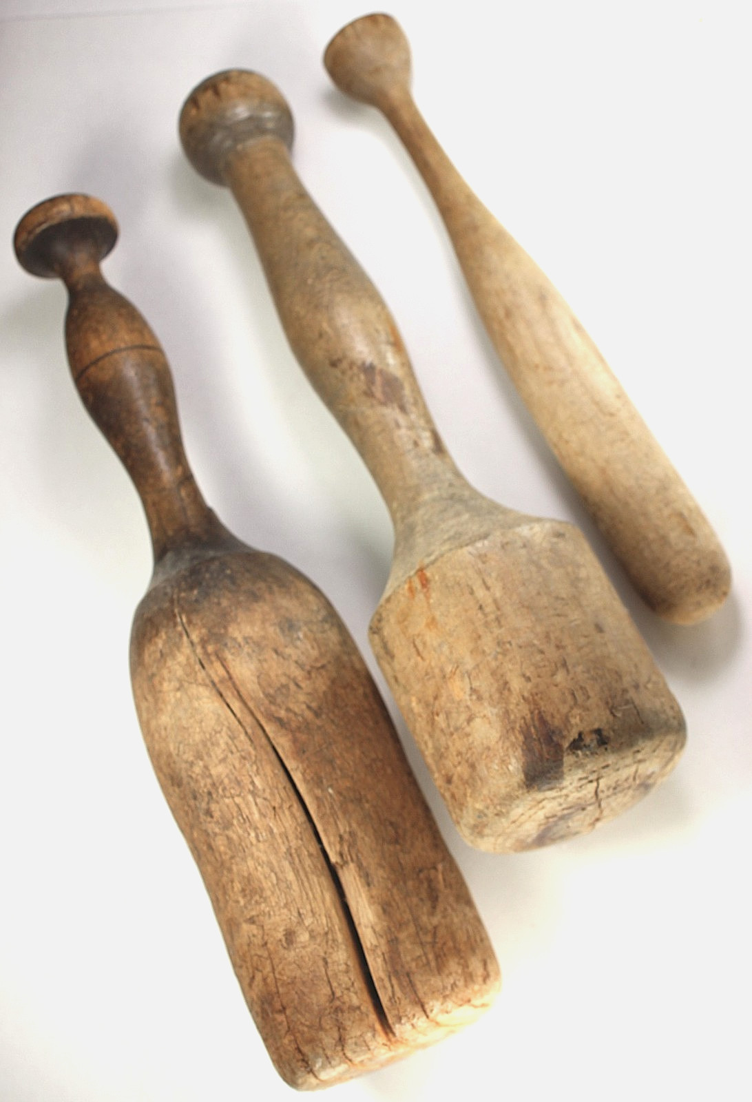 Old Primitive Distressed Potato Mashers Pestles Rugged Rustic 8-11 Old Primitive Distressed Potato Mashers Pestles Rugged Rustic 8-11