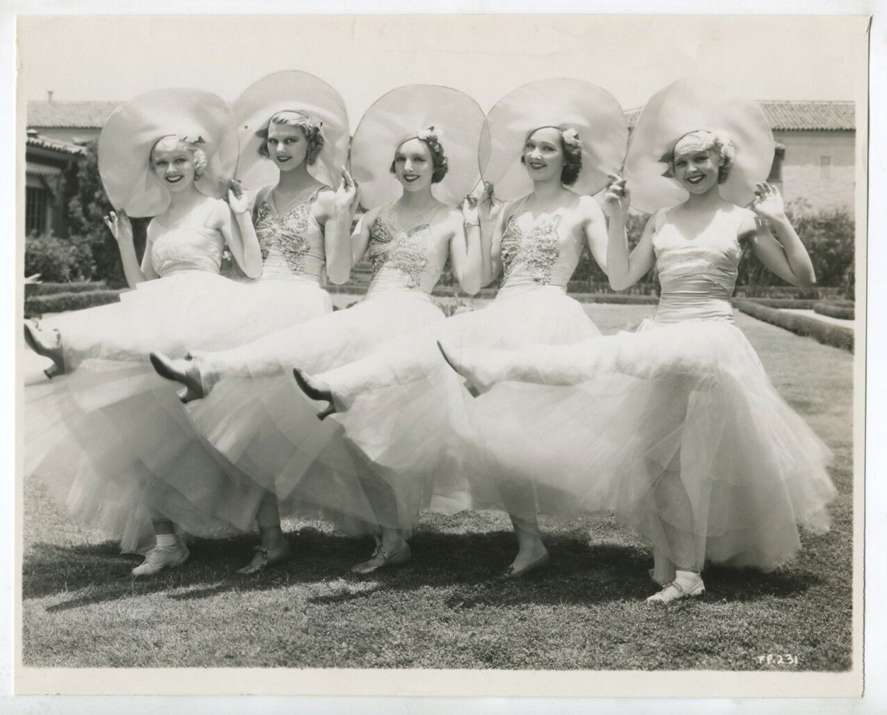Joan Blondell,Ruby Keeler,Claire Dodd 1933 Lightfoot Parade Wampas Flapper Girl
