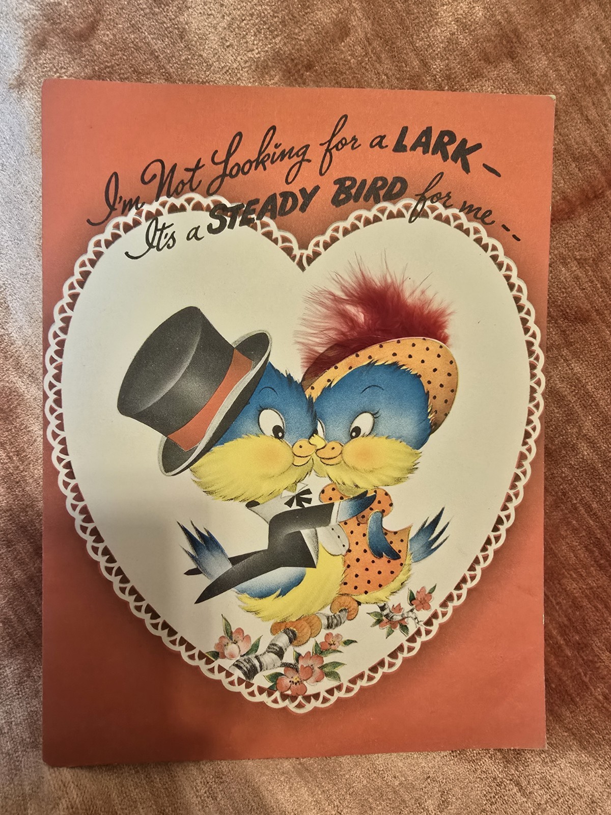 vintage valentine card circa 1930s 40s 11\