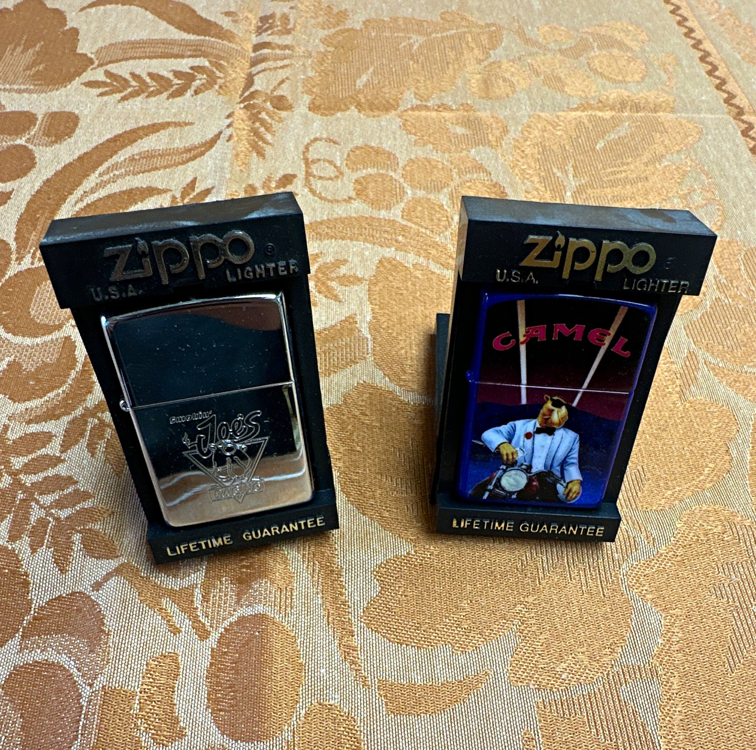 1990s Vintage Zippo Camel Joe's Collectible Lighters w/box - Never Filled/Fired 1990s Vintage Zippo Camel Joe's Collectible Lighters w/box - Never Filled/Fired