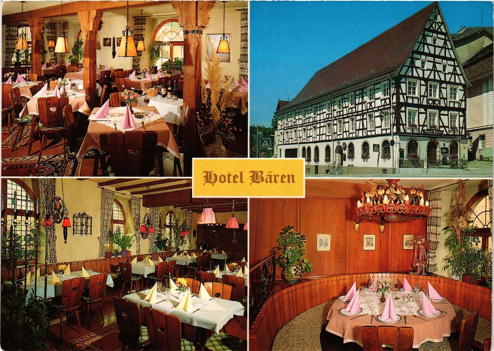 Old postcard AK Sigmaringen Hotel Baren GERMANY (1012007) Old postcard AK Sigmaringen Hotel Baren GERMANY (1012007)