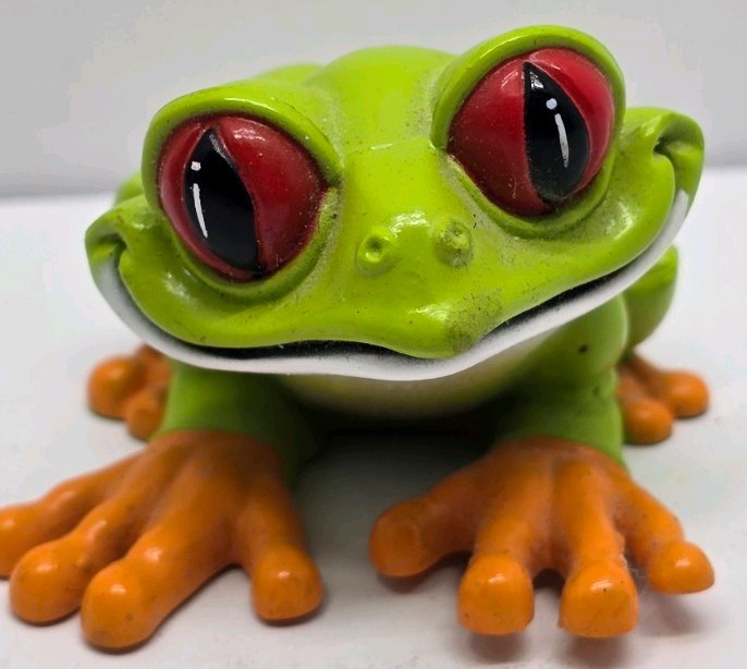Vintage Rainforest Cafe RFC Restaurant CHA-CHA Tree Frog action Figure Toy Large Vintage Rainforest Cafe RFC Restaurant CHA-CHA Tree Frog action Figure Toy Large