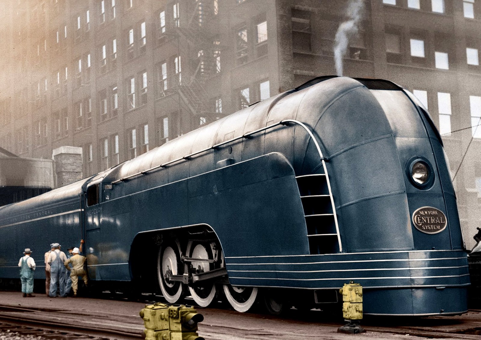 1930s NEW YORK STREAMLINER Dramatic PHOTO (177-V) 1930s NEW YORK STREAMLINER Dramatic PHOTO (177-V)