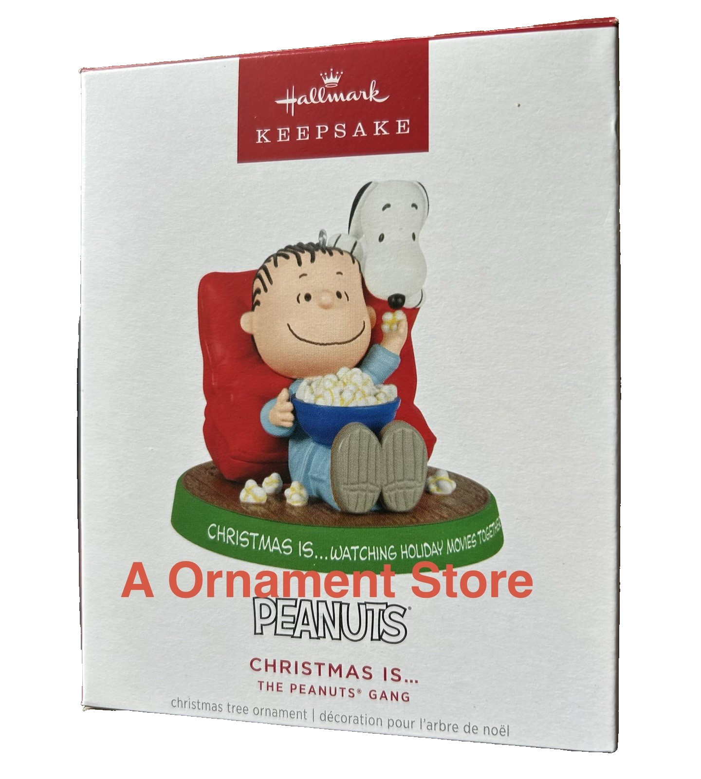 ￼ NEW RELEASE 2026 Hallmark CHRISTMAS IS #3 Peanuts gang Keepsake Ornament