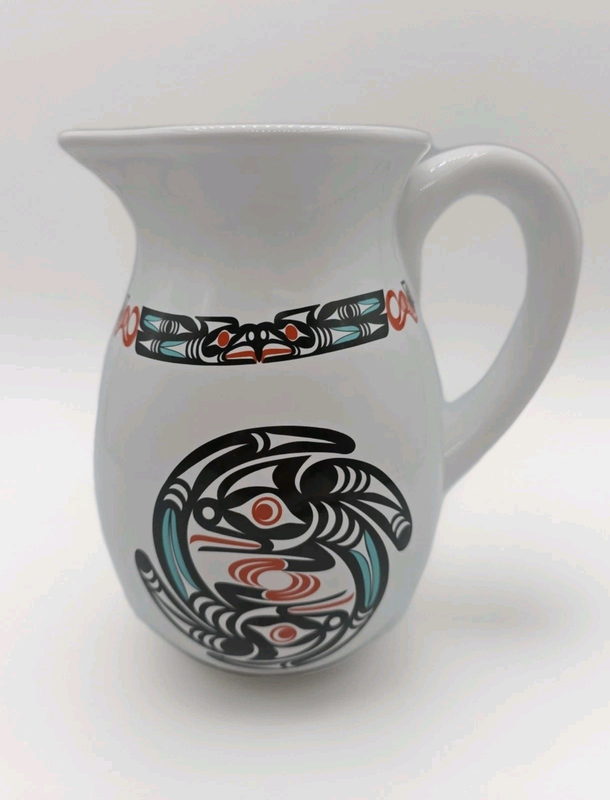 The Dale Faulstich Collection Ceramic Water Pitcher Pacific NW Tribal Art Sequim
