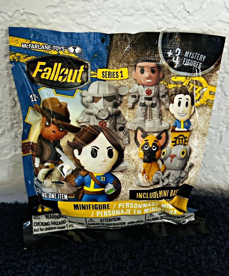 McFarlane Toys Fallout Series 1 Mystery Minifigure w/ Mini Base, 1 Pack McFarlane Toys Fallout Series 1 Mystery Minifigure w/ Mini Base, 1 Pack