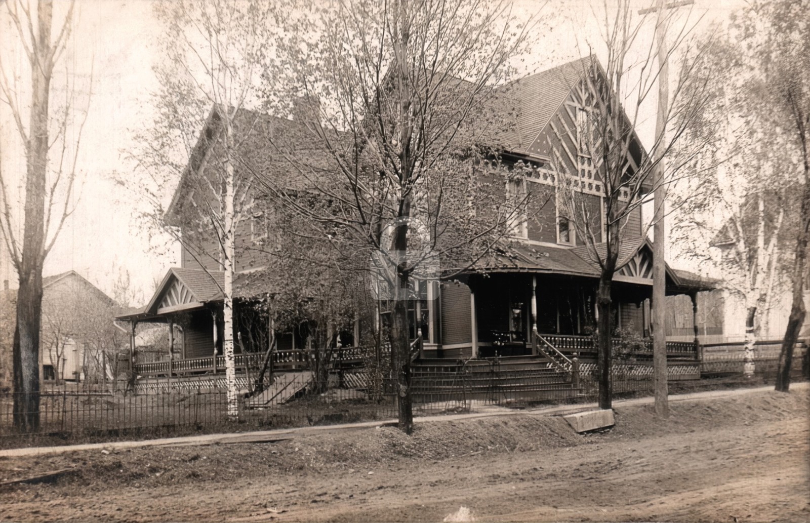 1907 Osceola Mills PA Uncle Alfreds' House RPPC Photo Postcard COPY 1907 Osceola Mills PA Uncle Alfreds' House RPPC Photo Postcard COPY
