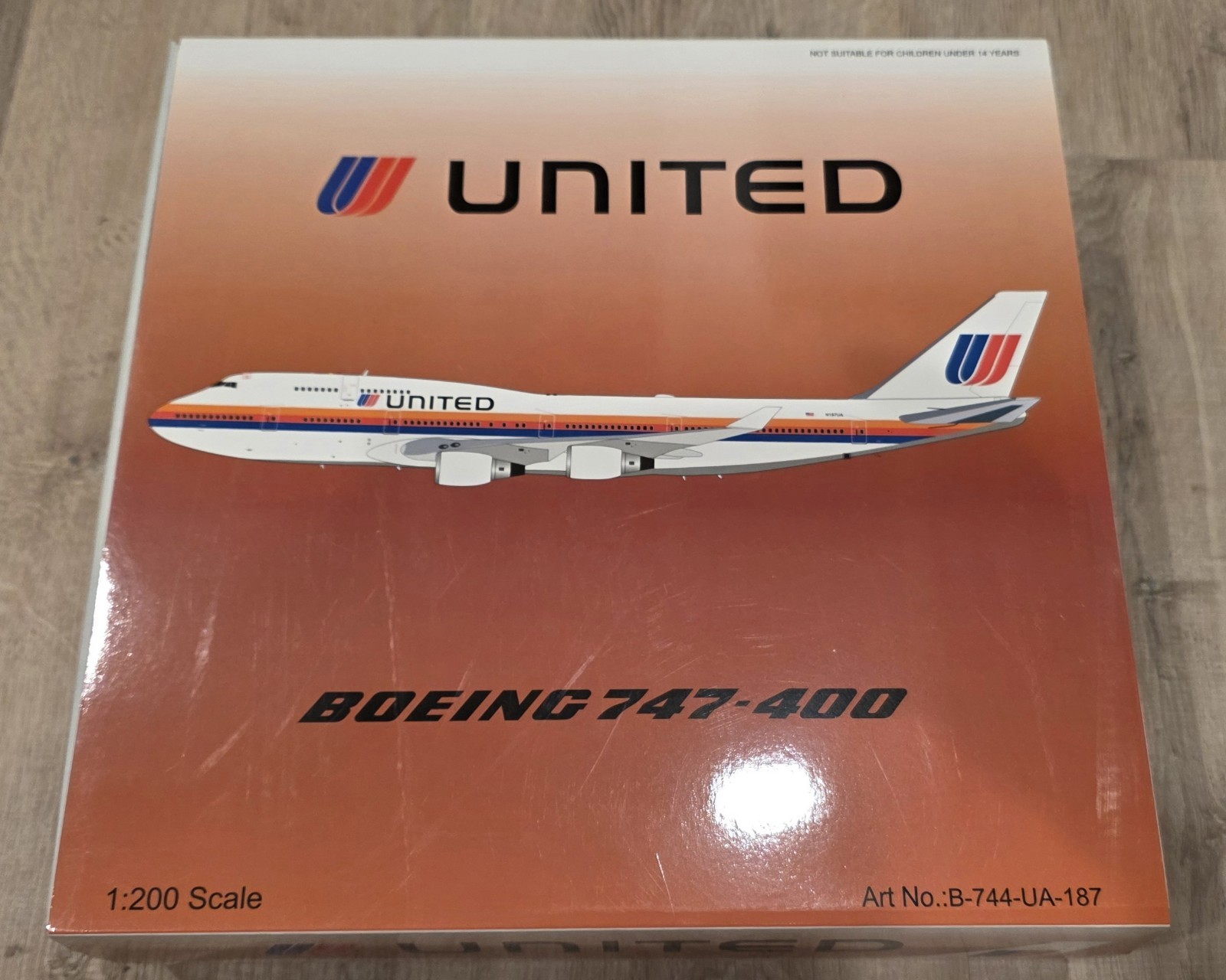 B Model 1:200 (Inflight 200) United B747-400 ( GEMINIJETS JC WINGS) B Model 1:200 (Inflight 200) United B747-400 ( GEMINIJETS JC WINGS)