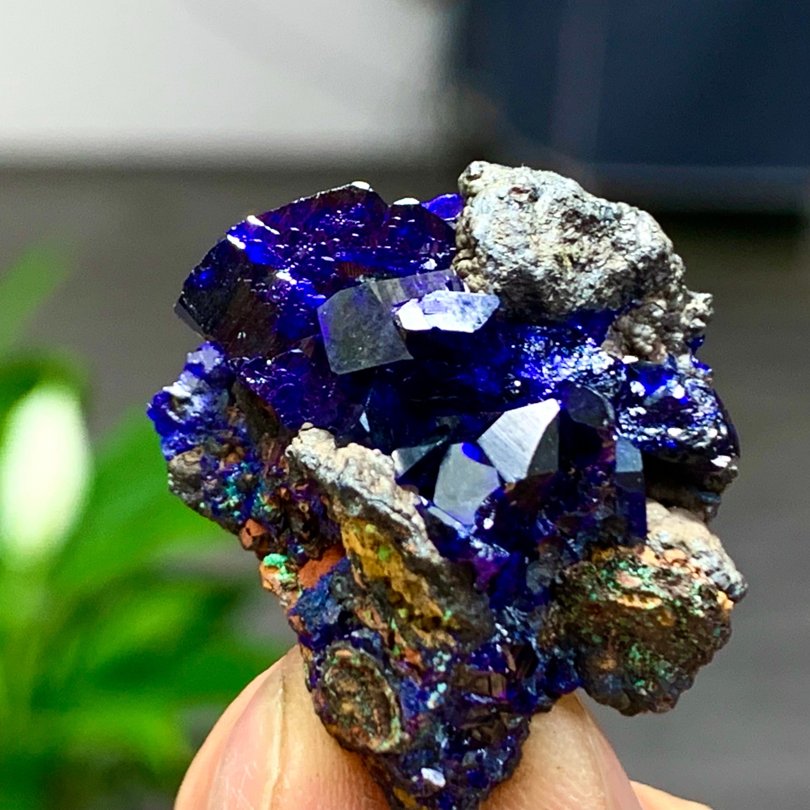 12G BEST Natural Azurite/Malachite crystal minerals specimens 12G BEST Natural Azurite/Malachite crystal minerals specimens
