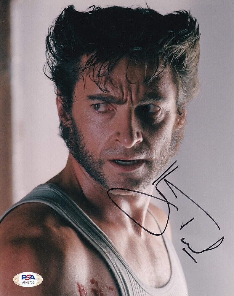 Hugh Jackman autographed signed auto Wolverine X-Men 8x10 movie photo PSA/DNA