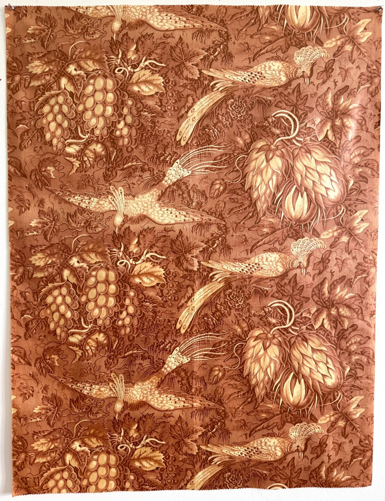 Antique French printed toile cirée / toile enduite Oilcloth Circa 1900 Antique French printed toile cirée / toile enduite Oilcloth Circa 1900