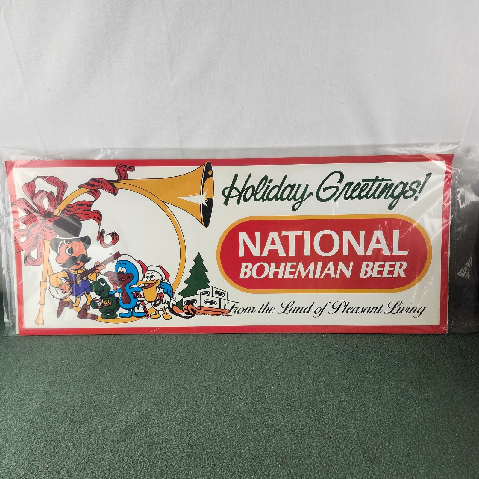 VTG National Bohemian Beer “Holiday Greeting From the Land of Pleasant Living” VTG National Bohemian Beer “Holiday Greeting From the Land of Pleasant Living”