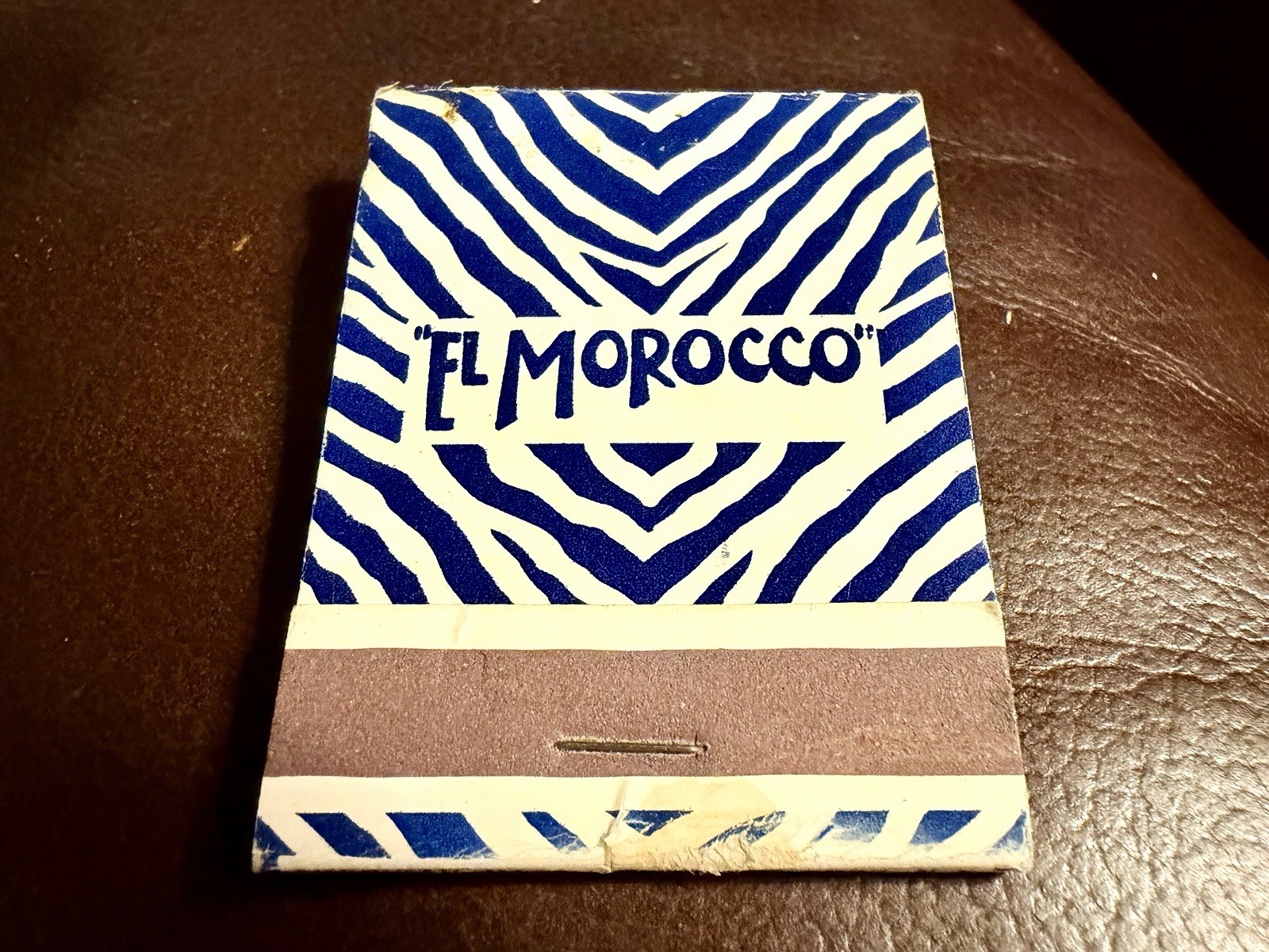Historic El Morocco Nightclub, New York City, VTG Front Strike Matchbook Historic El Morocco Nightclub, New York City, VTG Front Strike Matchbook