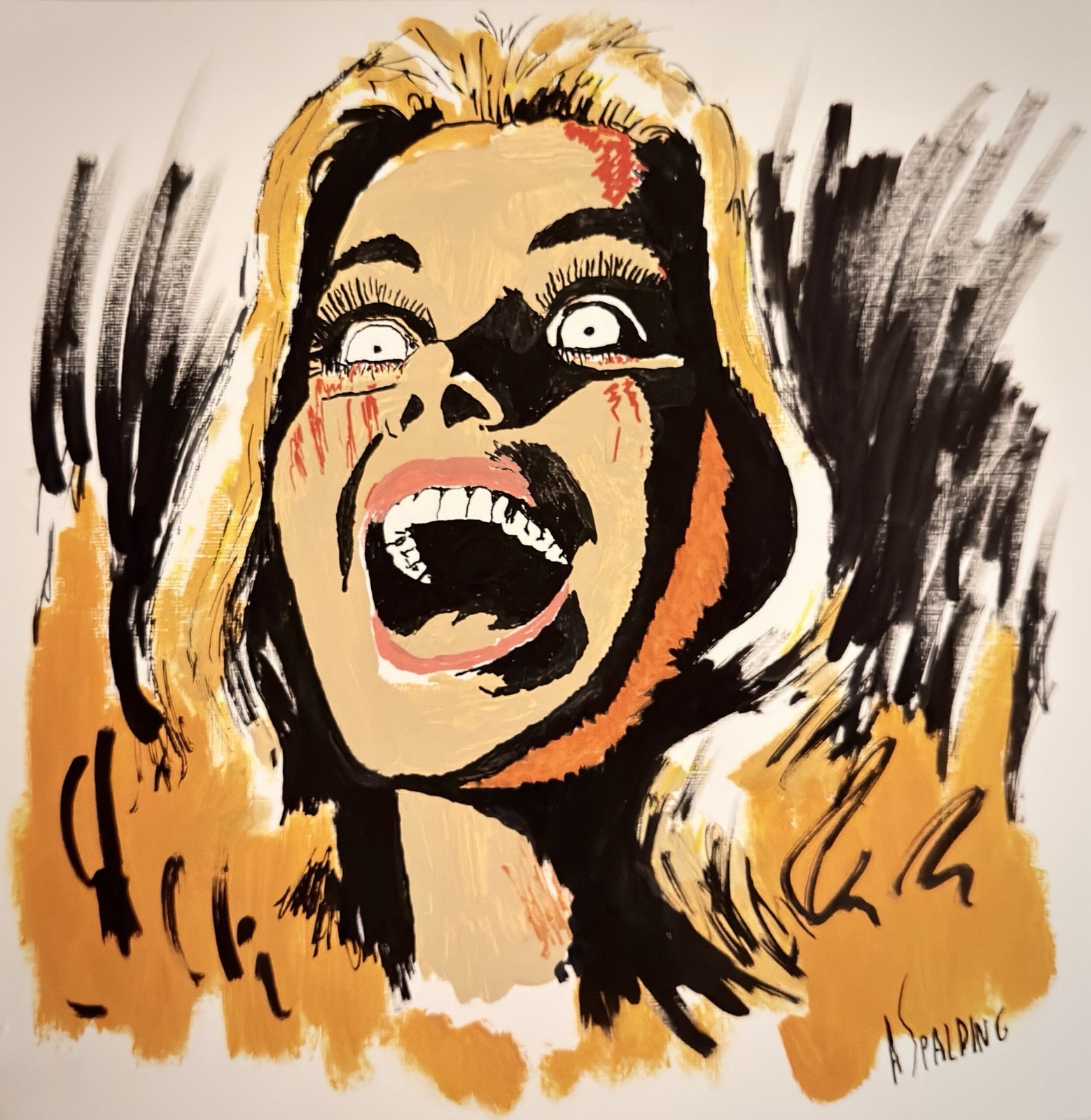 Stephen King's Carrie - 12x12 Original Art by Alex Spalding w/COA - NOT a Print Stephen King's Carrie - 12x12 Original Art by Alex Spalding w/COA - NOT a Print