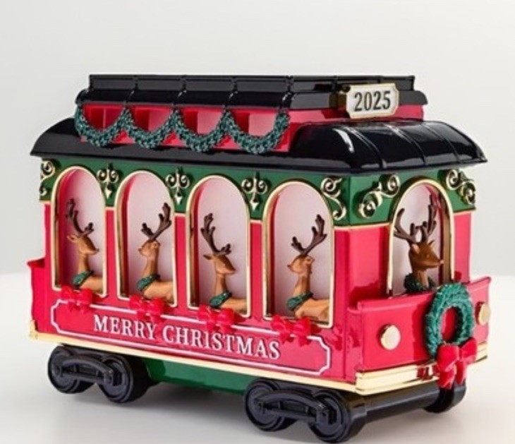 NEW Bath & Body Works Christmas Trolley Candle Holder 2025 LIGHTS UP NEW Bath & Body Works Christmas Trolley Candle Holder 2025 LIGHTS UP