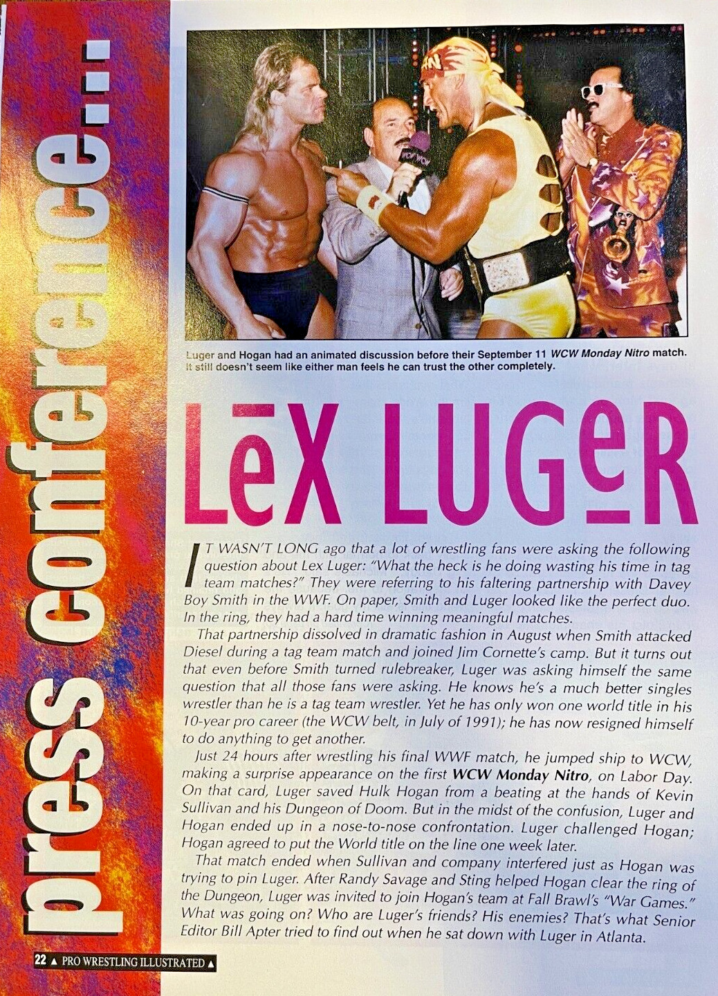 1996 Wrestler Lex Luger