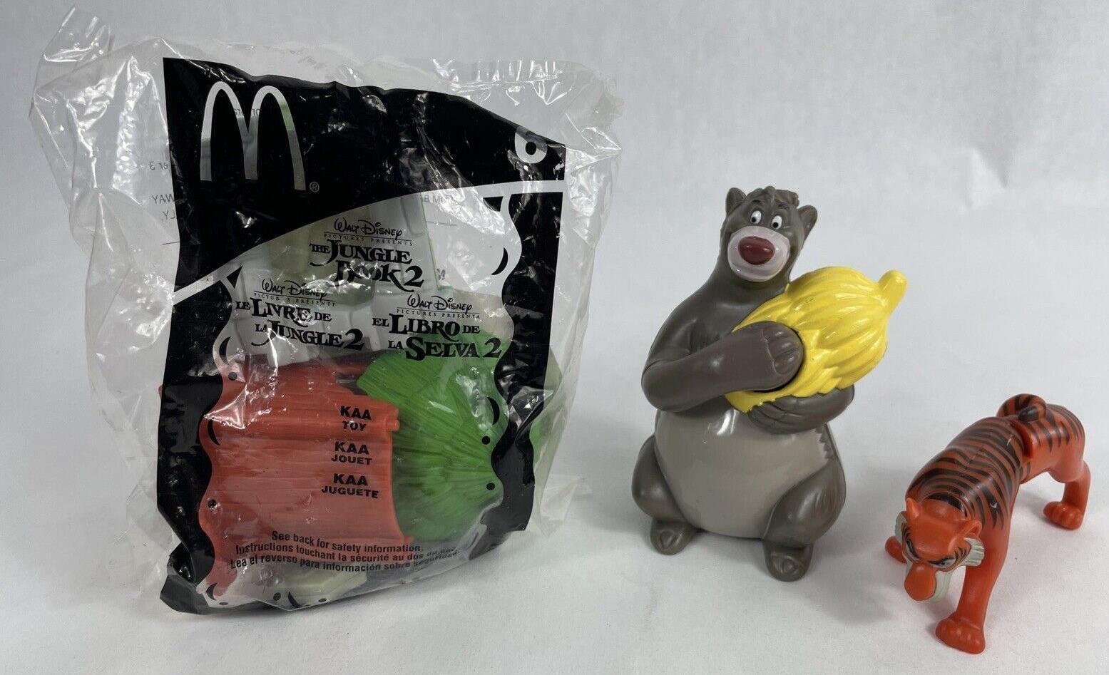 Lot of 3: Vintage McDonalds The Jungle Book Toys, One Unopened See Pics