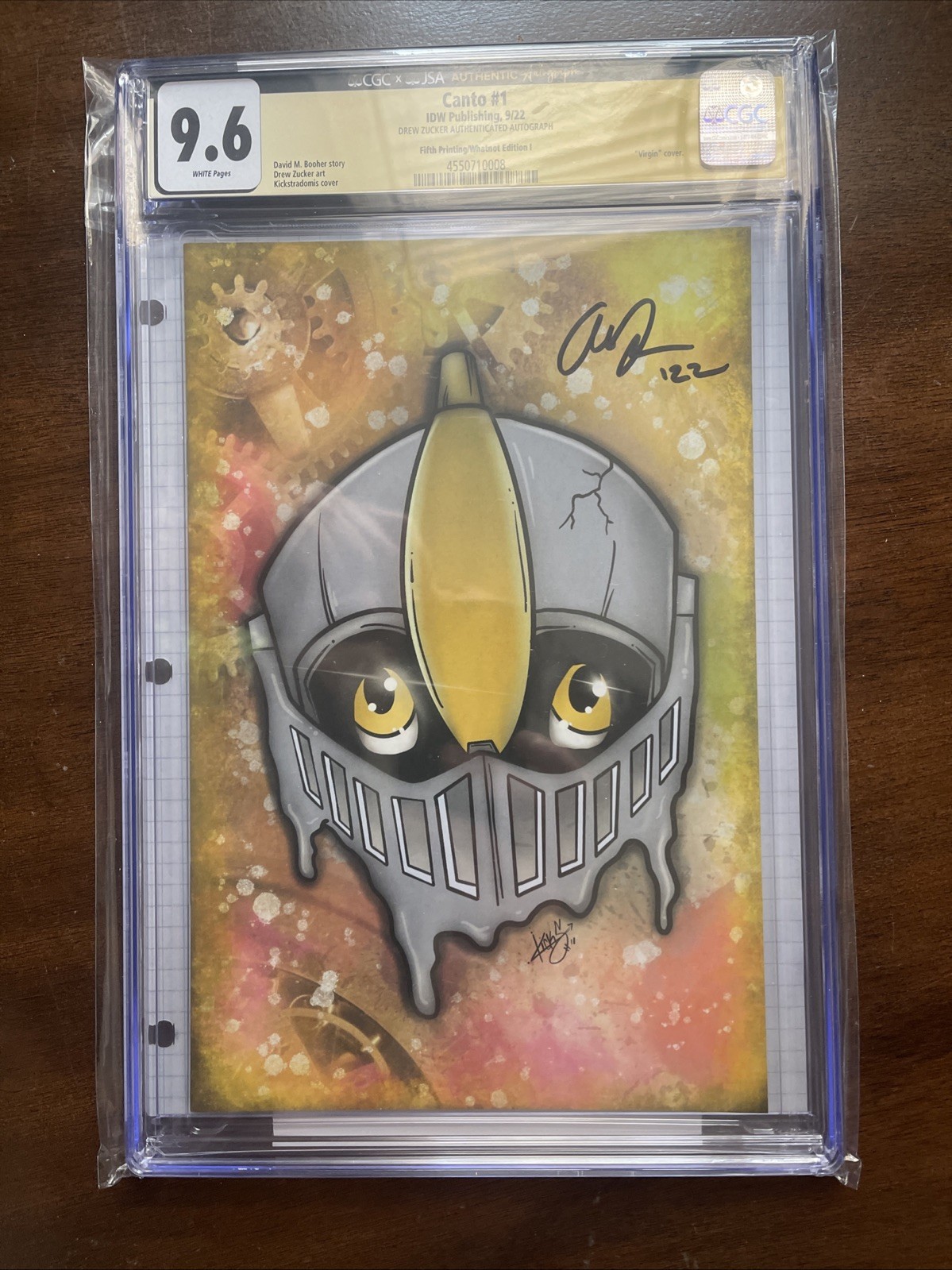 Canto #1 NYCC Exclusive Virgin Variant Signed by Drew Zucker w/COA CGC 9.6 Canto #1 NYCC Exclusive Virgin Variant Signed by Drew Zucker w/COA CGC 9.6