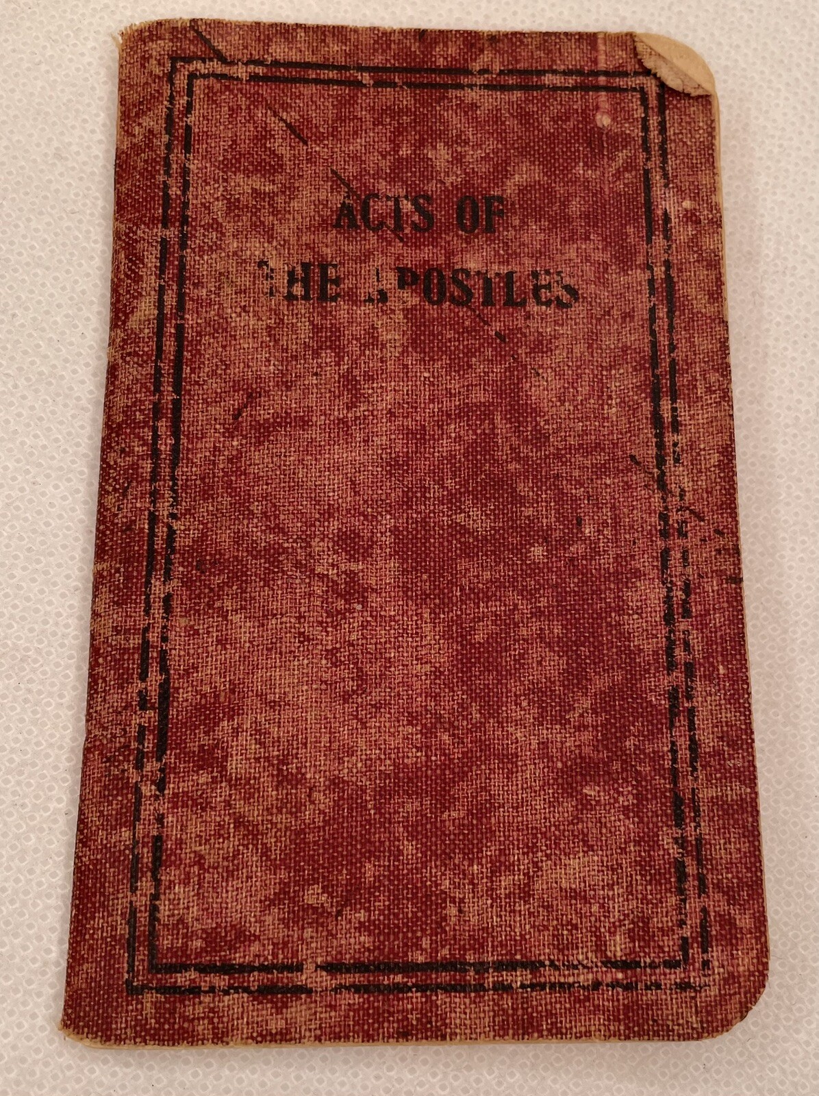 Vintage 1913 The Acts of Apostles New York Bible Society Pocket Edition Antique Vintage 1913 The Acts of Apostles New York Bible Society Pocket Edition Antique