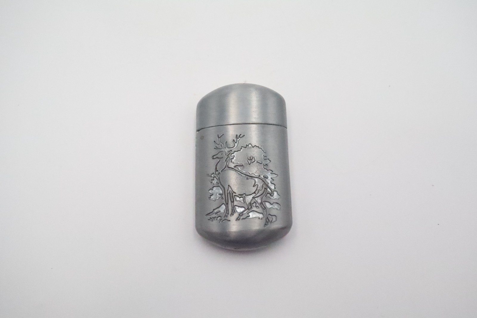 Vintage Philip Morris PLD Pocket Ashtray Deer Elk Buck Portable Litter Device Vintage Philip Morris PLD Pocket Ashtray Deer Elk Buck Portable Litter Device