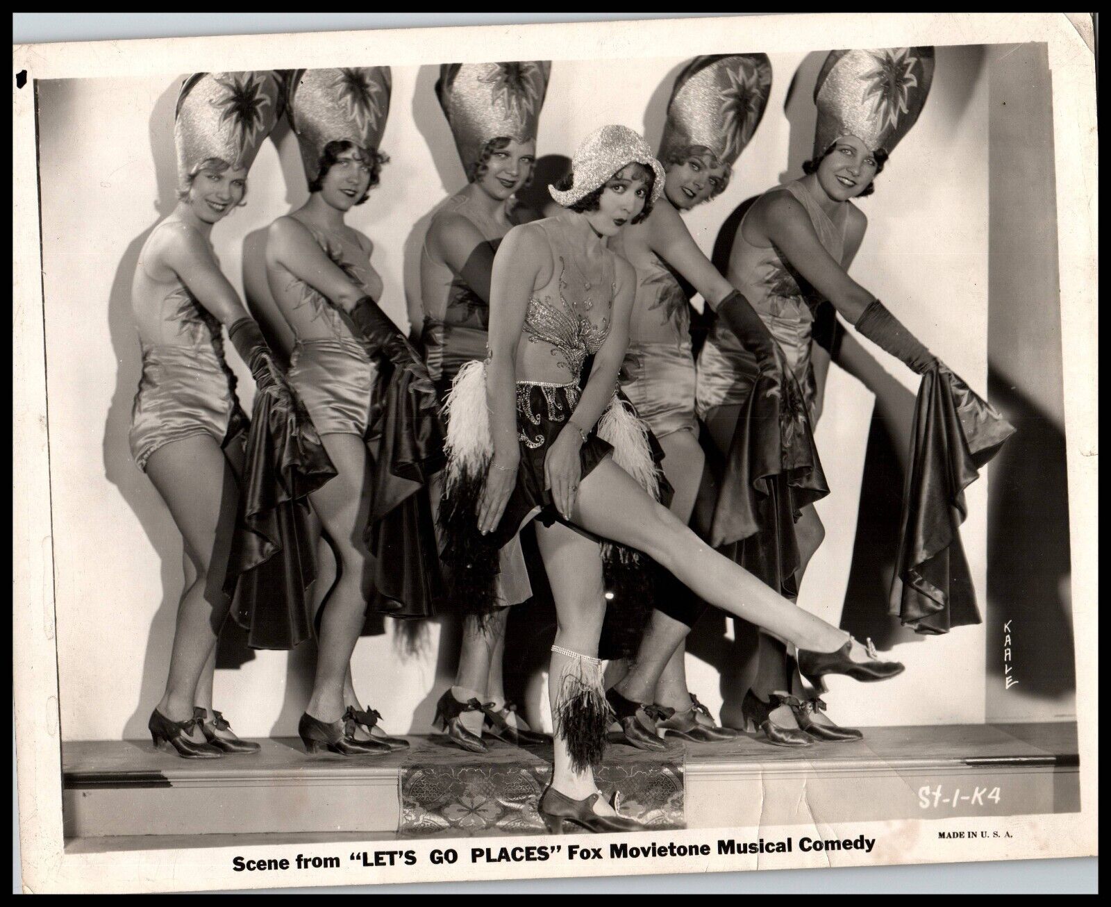 Betty Grable + Lola Lane + Dixie Lee + Sharon Lynn ZIEGFELD GIRLS 1930 Photo 407