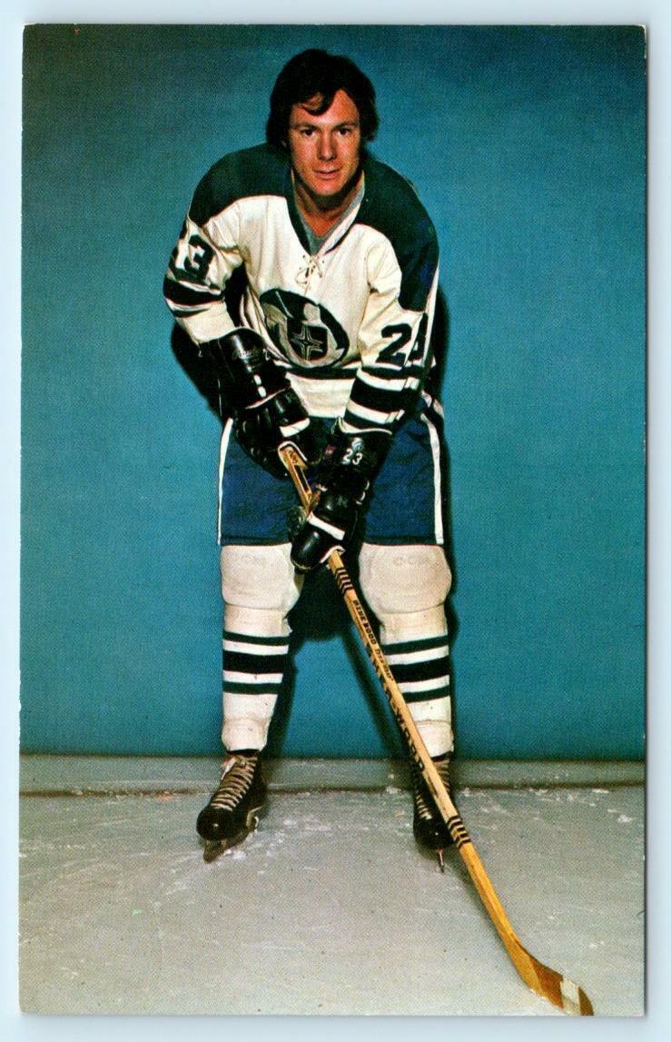 Hockey Player RICHARD PUMPLE Left Wing CLEVELAND CRUSADERS c1970s Ohio Postcard