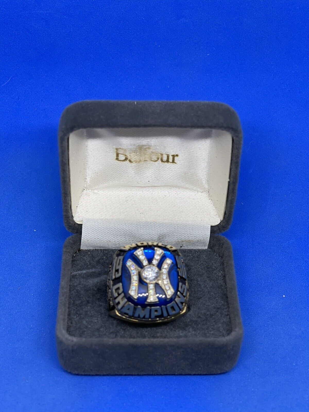 Derek Jeter Salesman Sample 1996 World Series Ring 1/1 Balfour box Case Yankees