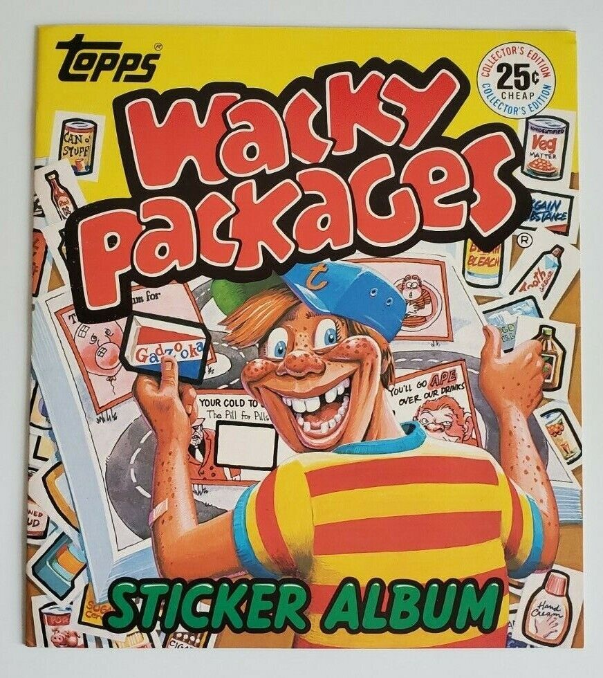 1982 TOPPS WACKY PACKAGES STICKER ALBUM IN VERY GOOD CONDITION