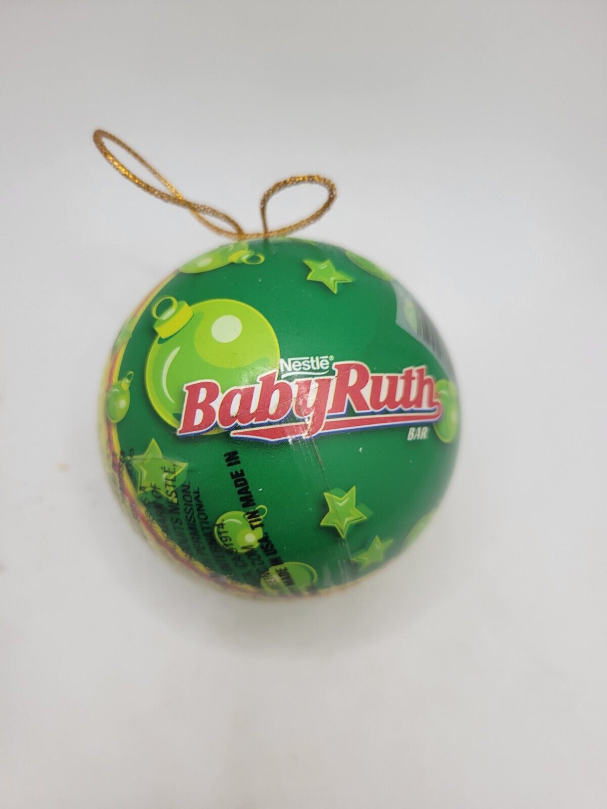 Vintage Babe Ruth Ornament Ball