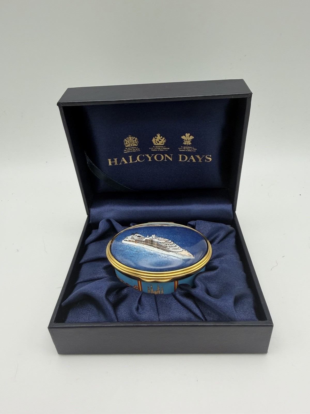 Halcyon Days Mediterranean Cruise 2016 Enamel Box LE 533/900 w/ Box