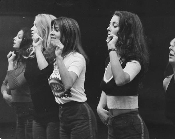 British Television Dance Troop Pans People Rehearsing Old Photo British Television Dance Troop Pans People Rehearsing Old Photo