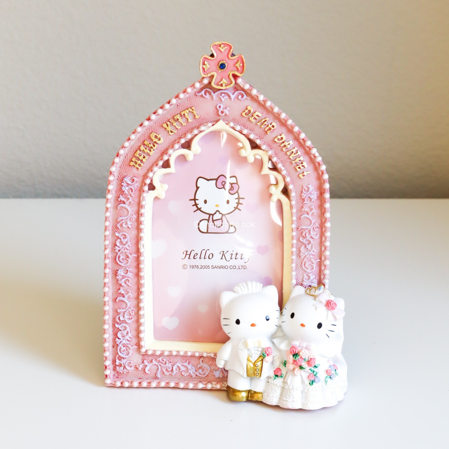 Vintage Sanrio Hello Kitty Dear Daniel Wedding White Dress Photo Frame 7 Vintage Sanrio Hello Kitty Dear Daniel Wedding White Dress Photo Frame 7