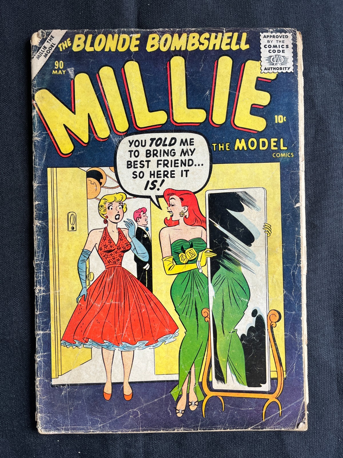 Millie the Model #90 May 1959, Silver Age Marvel/Atlas. Stan Lee, Al Hartley GD- Millie the Model #90 May 1959, Silver Age Marvel/Atlas. Stan Lee, Al Hartley GD-