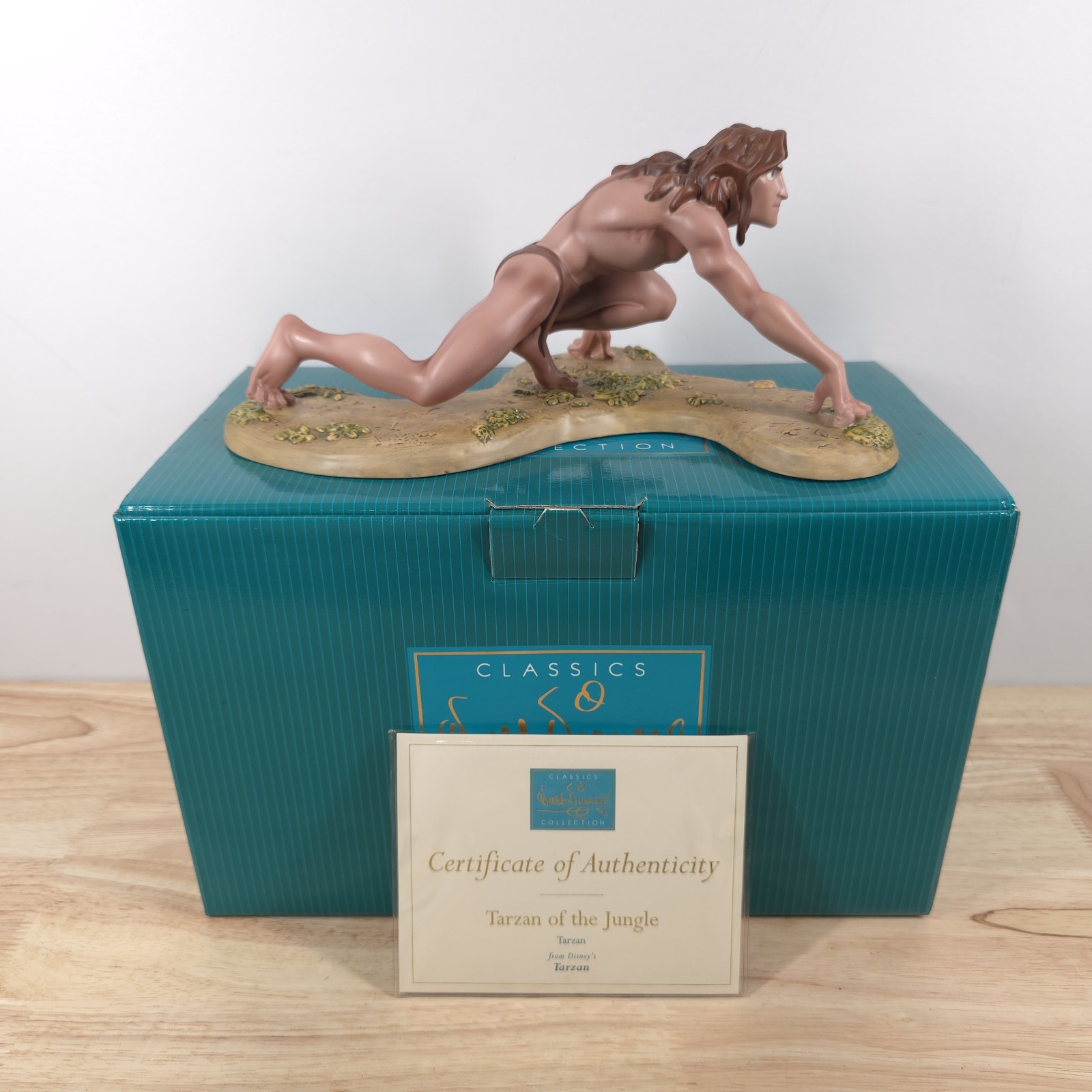 WDCC Tarzan of the Jungle from Disney's Tarzan with COA NIB Never Displayed WDCC Tarzan of the Jungle from Disney's Tarzan with COA NIB Never Displayed