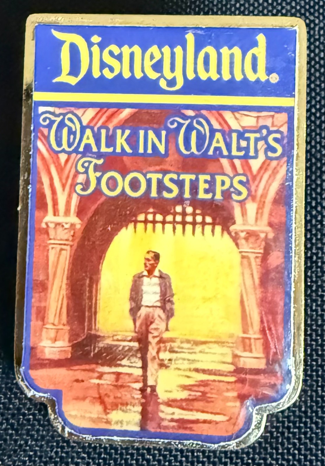 Disney DLR - Walk in Walt\'s Footsteps Pin- Cast Exclusive-Rare Disney DLR - Walk in Walt\'s Footsteps Pin- Cast Exclusive-Rare