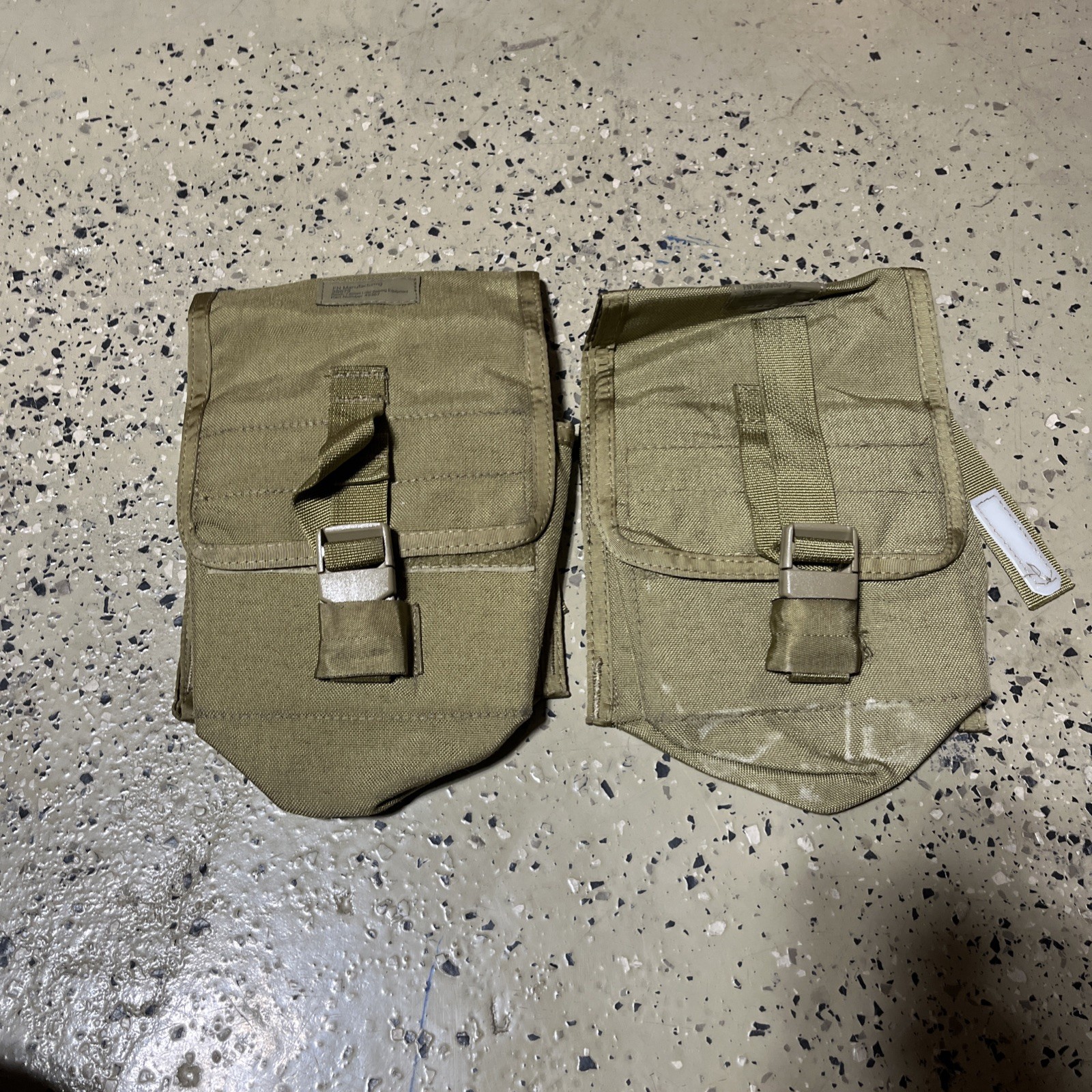 2x FN Manufacturing 1000D Cordura MOLLE M60 100Rd Ammo Pouch Coyote 2x FN Manufacturing 1000D Cordura MOLLE M60 100Rd Ammo Pouch Coyote
