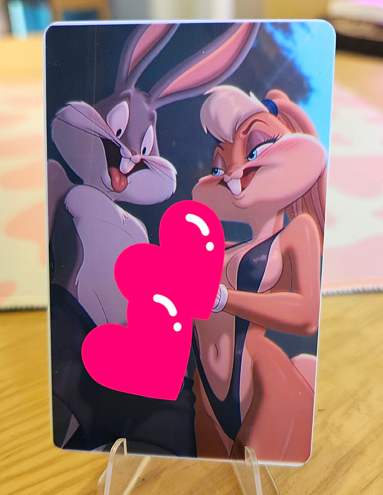 Bugs Bunny & Lola Bunny Plastic Waifu Trading Card