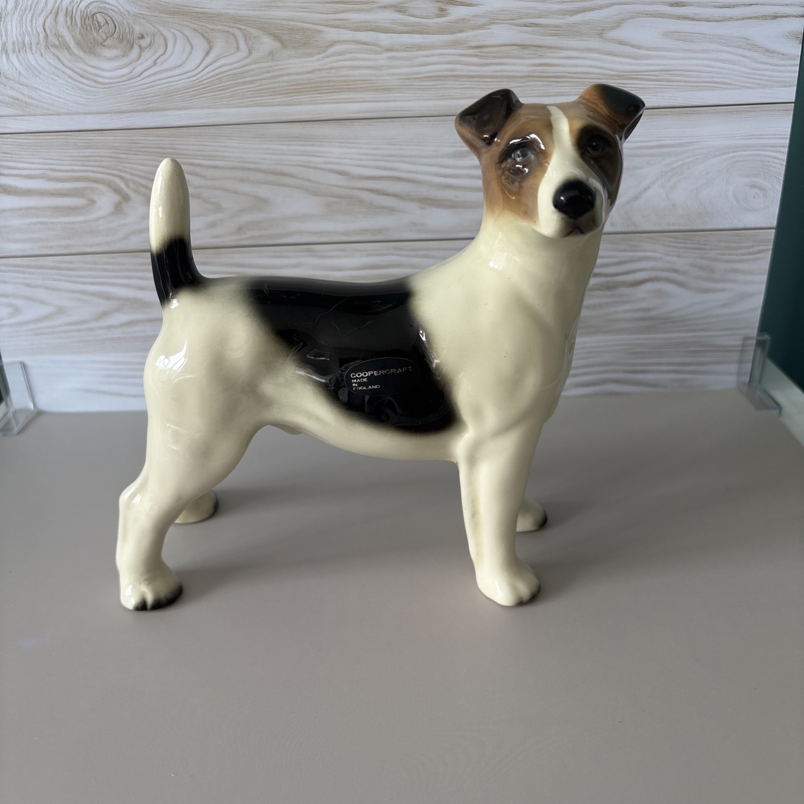 Coopercraft Vintage Jack Russell ornament large dog H 7 Coopercraft Vintage Jack Russell ornament large dog H 7
